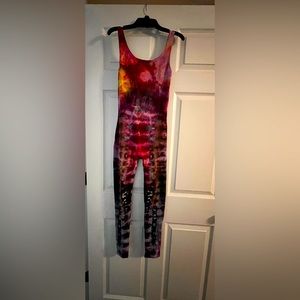 Handmade tie-dye bodysuit